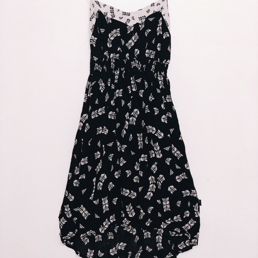 Geometric High-Low Dress